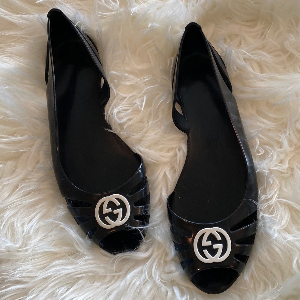 Gucci Jelly Flats